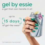 essie Gel Couture Nail Polish, Clear, Shiny Top Coat, 0.46 fl oz Bottle