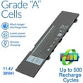 thumbnail image 5 of Battery for Dell Inspiron 13 7000 2-in-1 7373 7386 7370 7380 5370 F62G0 RPJC3 US, 5 of 6