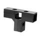 thumbnail image 2 of Conector de abrazadera para tubo cuadrado de 1" x 1" para accesorios de stand, ligero y resistente. Forma de T negra, 2 of 9
