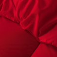 thumbnail image 6 of D.N.G. BEDDINGS 5 Piece Luxury Straight Line Pattern Comforter Set, Premium Super Soft, 800 Thread Count, 100% Egyptian Cotton, Full/Queen Size Red Solid Color, 6 of 6