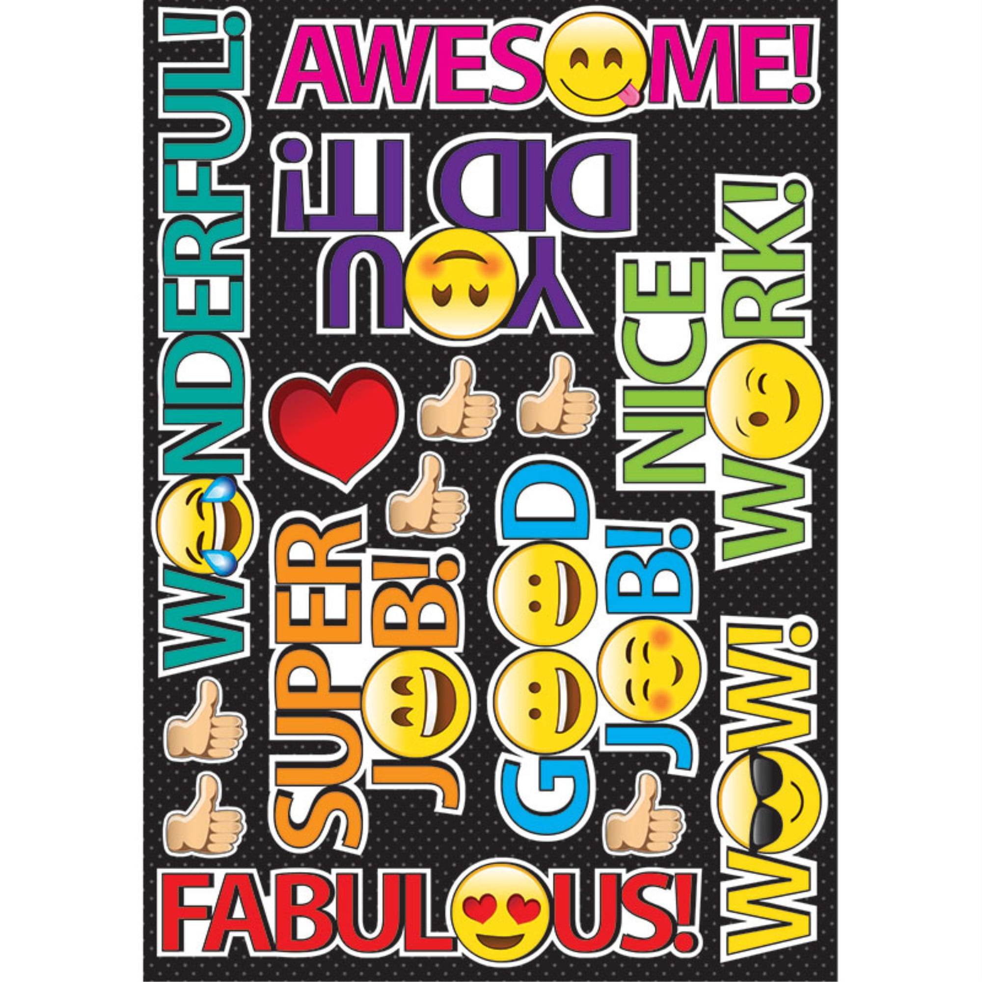 Ashley Productions ASH77801 Emoji Rewards Die Cut Magnets