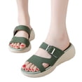 thumbnail image 1 of Slip On Slides Zapatos para Diapositivas Deportivas Cómodo Punta Abierta Mujeres, 1 of 9
