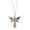 Green, variant on Unique Winged Crosses Pendant Necklace Delicate Demons Wing Crosses Necklace Neck Ornament for the Stylish Individuals