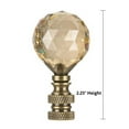 thumbnail image 4 of Home Concept Faceted Champagne Crystal Ball Ceiling Fan Pull Antique Brass 2.25"h, 4 of 4