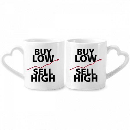 

Buy Low Sell High Art Deco Fashion Couple Porcelain Mug Set Cerac Lover Cup Heart Handle
