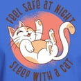 thumbnail image 3 of CafePress - Sleep With A Cat T Shirt - Men's Classic Graphic Cotton T-Shirt, 3 of 4