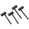 thumbnail image 3 of 4PCS Metal Electric Guitar Bridge Saddle 4 String Bass Pressure Saddle Replacement Black, 3 of 14