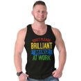 thumbnail image 5 of Billiant Mind Autism Awareness Tank Top T Shirts Men Women Brisco Brands S, 5 of 6