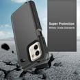 thumbnail image 4 of Xhy Moto G Stylus 5G 2023 Case with Screen Protector and Belt Clip Holster Military Grade Heavy Duty 3 in 1 Shockproof Armor Rugged Durable for Motorola G Stylus 5G 2023 Phone - Black, 4 of 8