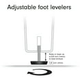 thumbnail image 5 of Henn&Hart 22" Satin Nickel Finish Metal/Glass Console Table, 5 of 5