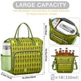 thumbnail image 3 of Sasquatch Themed Lunch Bag – Large Dual Compartment Cooler for Adults, Waterproof and Foldable with Funny Wilderness Style, Ideal for Outdoor or Daily Work Use, 3 of 5