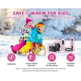 thumbnail image 6 of SNOWYES Kids Heated Ski Gloves, 3-Heat Settings, Rechargeable, Water Resistant, Windproof, Ideal for Skiing, Snowball Fights, Cycling, 6 of 7