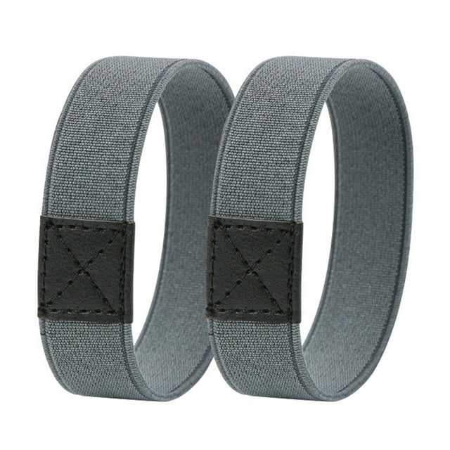 2 correas elásticas para zapatos, cordones antisueltos, correas de tobillo, bandas elásticas de repuesto para zapatos planos y de cuero. gris oscuro