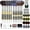 Black, variant on LANNEY Darts Metal Tip Set, 20 Grams and 24 Grams Steel Tip Darts Set, Professional Metal Tipped Darts with Sharpener Tool Kit, Aluminum Shafts, Brass Barrels, Carrying Case, Extra Flights