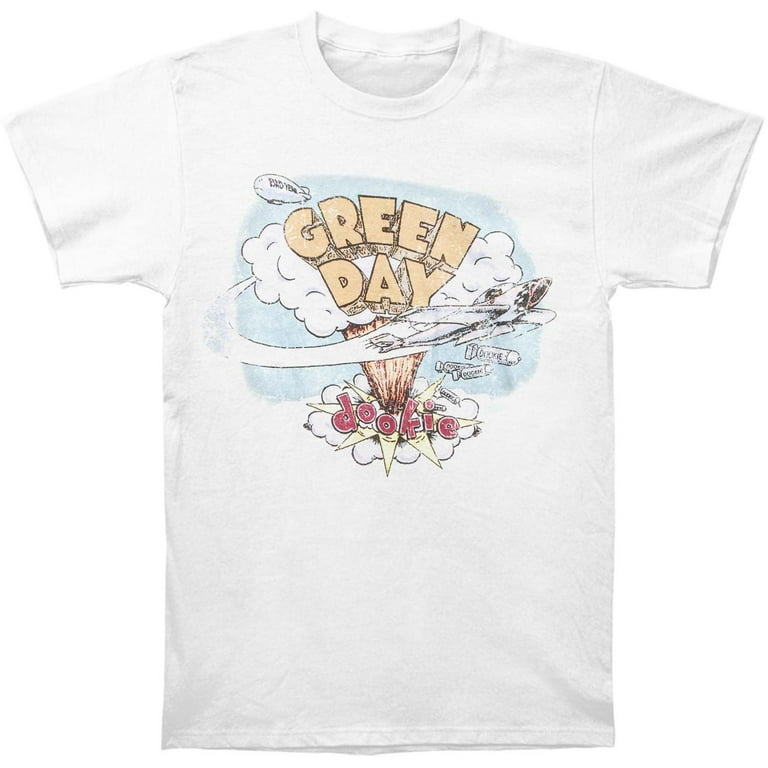 Green Day Men's Dookie Vintage T-shirt White - Walmart.com