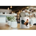thumbnail image 6 of WIRESTER 11 Oz Ceramic Tea Cup Coffee Mug With Handgrip for Gifts, Dutch Bantam Chicken, 6 of 7