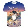 thumbnail image 1 of Anime Cartoon Totoro Teenager Men's and Women's T-Shirts Casual Print Hip Hop Harajuku Personality Round Neck Short Sleeve Top7T Gong Bohan LED, 1 of 2