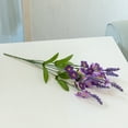 thumbnail image 6 of 16-inch Artificial Silk Purple Delphinium Summer Pick, for Indoor Use, by Mainstays, 6 of 8
