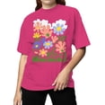 thumbnail image 2 of Floral Garden Wall Art Women's T-shirt, 2 of 3