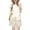 Beige, variant on Women's 2 Piece Casual Short Sleeve Top And Shorts Set Beige L