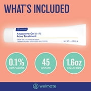 WELMATE Skin Care, 0.1% Adapalene Gel Daily Topical Acne Treatment, 1.6oz