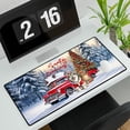 thumbnail image 3 of Santa is Coming Alaskan Malamute Merry Christmas Xmas Noel Truck Tree Desk Mat Full Keyboard Mouse Pad Alaska Mal Dog Lovers Gifts Large Mousepad - 02023, 3 of 5