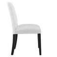 thumbnail image 4 of Modway Duchess Solid Wood and Button Tufted Fabric Dining Chair in White, 4 of 8