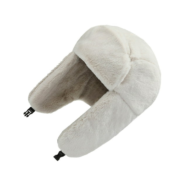 Transemion Stylish And Tear-resistant Hat For Autumn And Winter Wide Application Ski Hat white 1Set