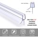 thumbnail image 5 of Tira de sellado para mampara de ducha Casewin, 3 juntas de plástico para mamparas de vidrio rectas de 10 mm, junta inferior para mampara de ducha de baño de 40 cm/15,75 pulgadas, 5 of 8