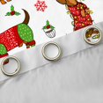 thumbnail image 4 of Manfei Xmas Dachshund Black Out Curtains for Kids Girls Boys, Christmas Theme Curtains Pack of 2 (42x63 Each), New Year Gifts Bedroom Curtains, Luxury Home Decor, 4 of 6