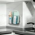 thumbnail image 3 of Mimifly Kitchen Wrap Organizer Rack, Wall-Mounted Cabinet Door Storage Shelf, Black, 11.6 x 3.9 x 8.7 Inches, 3 of 6