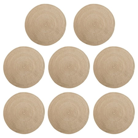 

Ydsxlp Cotton Western Placemats Circular Placemats Household Tray Mats Bowl Mats Woven Anti Mats Thermal Insulation Mats Placemat