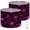 Color 4, variant on Gothic Drum Lampshades Set of 2 13"x13"x10" Floating Irises Translucent Burgundy Petals Light Shade for Table Lamps Floor Lamp Shades Replacement Assembly Required