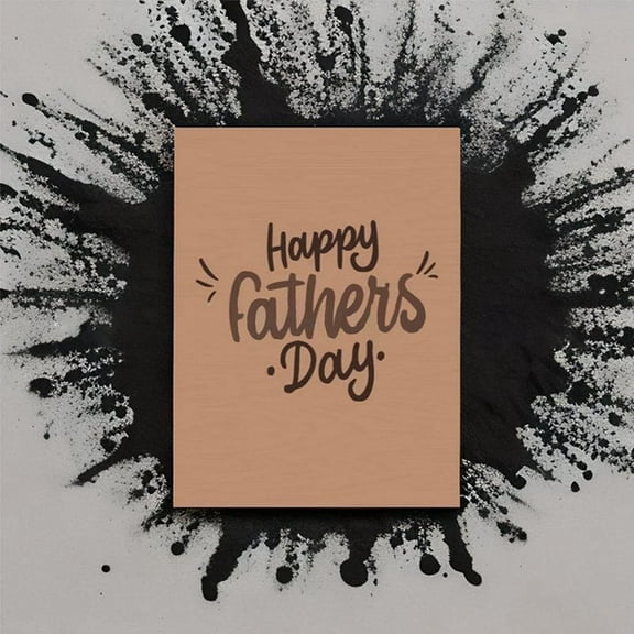 Happy Fathers Day Card Birthday Cards for Dad Spoof Gift Greeting Card Endless Fathers Day Farts with Glitter Card A
