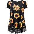 thumbnail image 1 of HSHDLDF Plus Size Swing Lace Flowy Tank Top for Women, 1 of 5
