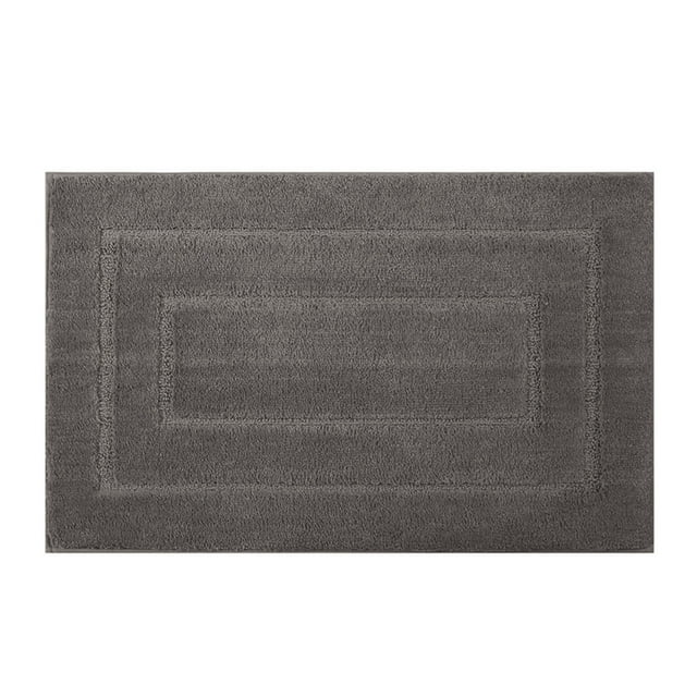 Lujosa alfombra de baño de calidad para hotel y spa, microfibra suave y absorbente, alfombra de baño peluda antideslizante, alfombras de baño de diseño geométrico contemporáneo para bañera y ducha