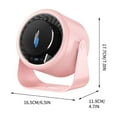 thumbnail image 3 of Qwtwty Furniture Ventilateur de Bureau avec Pulvérisation, Chargement USB, Affichage Numérique, Ventilateur de Circulation Portable, Humidification, Mini Refroidisseur d'Air, 3 of 6