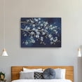 thumbnail image 4 of 24" x 18" Watercolor Midnight Bird Rendevouz Canvas Wall Art, 4 of 5