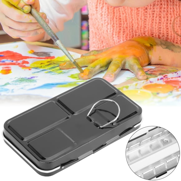 Watercolor Accessory,Portable Solid Watercolor Box Painting Supplies Watercolor Box Maximized Efficiency