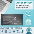 thumbnail image 2 of Zmoon 3470mAh Power Battery for HP 17-BY1053DX Laptop, HT03XL, 2 of 7
