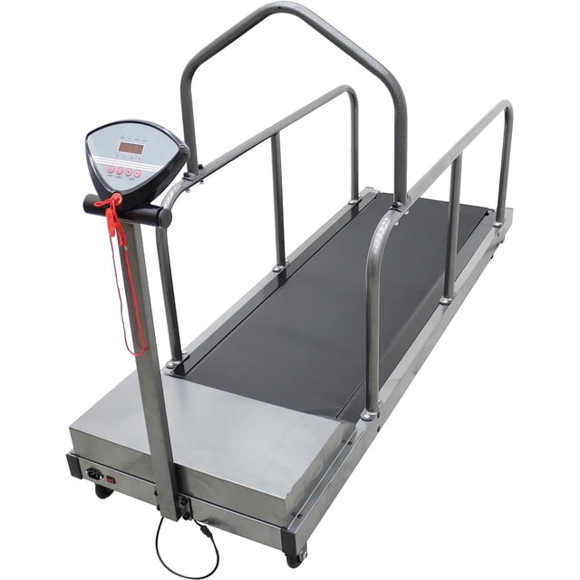 Pet Treadmill Canine Training Exercise Equipment with LED Digital Display and Guardrail 110V