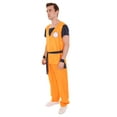 thumbnail image 3 of HPO Adult Men's Fighter TV / Movie Costume | Orange Halloween Costume, 3 of 10