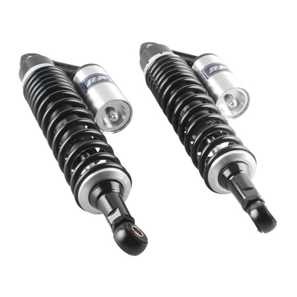GZYF 375mm 14.75 Pouces Amortisseurs Arrière à Azote pour Kawasaki Noir/argent