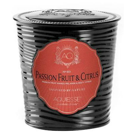 Somerset Passion Fruit - PASSION FRUIT CITRUS TIN 11oz Aquiesse Portfolio Collection Scented Soy Candle