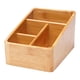 thumbnail image 4 of Caja de almacenamiento para control remoto, suministros de oficina, reproductor multimedia, organizador de escritorio 4 compartimentos, 4 of 9
