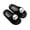 Black, variant on Girls Soft EVA On Slippers With Adorable Panda Print For Indoor Outdoor Casual Wear