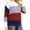 Wine, variant on IROINNID Womens Sweater Round Neckline Pullover Sweater Color Block Comfy Mid-Length Long Sleeve Matching Tops Casual Knitted Sweater