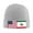 Gray, variant on America Mexico Flag Winter Beanie Hats for Men Women Warm Cozy Knitted Cuffed Skull Cap Black