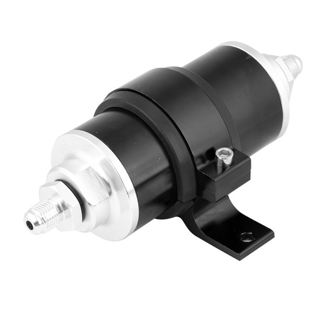 Un filtro de combustible, universal negro 30 micras Un filtro de gasolina Filtro de gasolina Integración perfecta