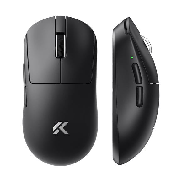 Mouse gamer inalámbrico MCHOSE A7 V2 Ultra, 42K DPI, negro